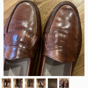 Florsheim Brown Leather Slip-On Loafers